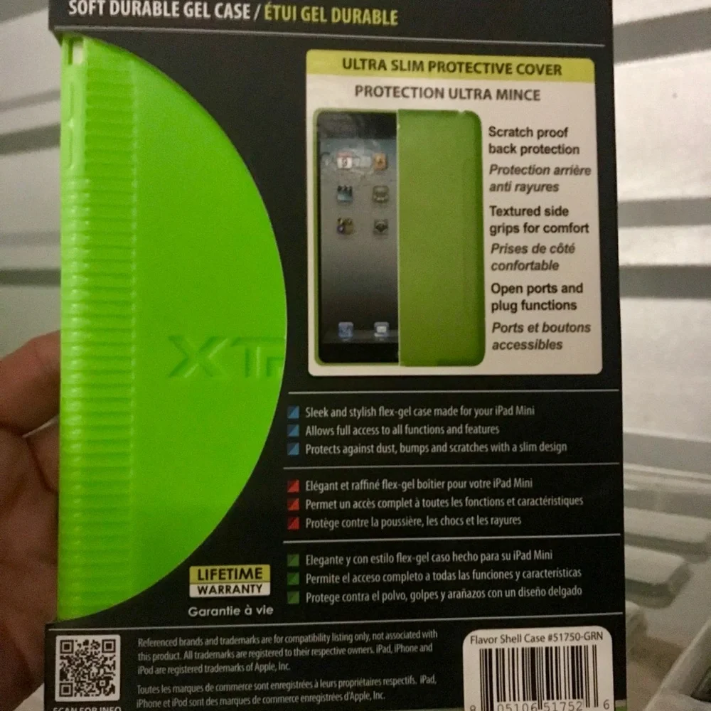 iPad mini soft gel shell case